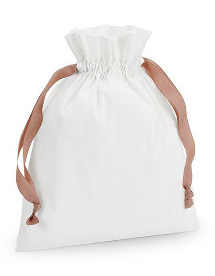 Westford Mill Cotton Gift Bag with Ribbon Drawstring Westford Mill Cotton Gift Bag with Ribbon Drawstring