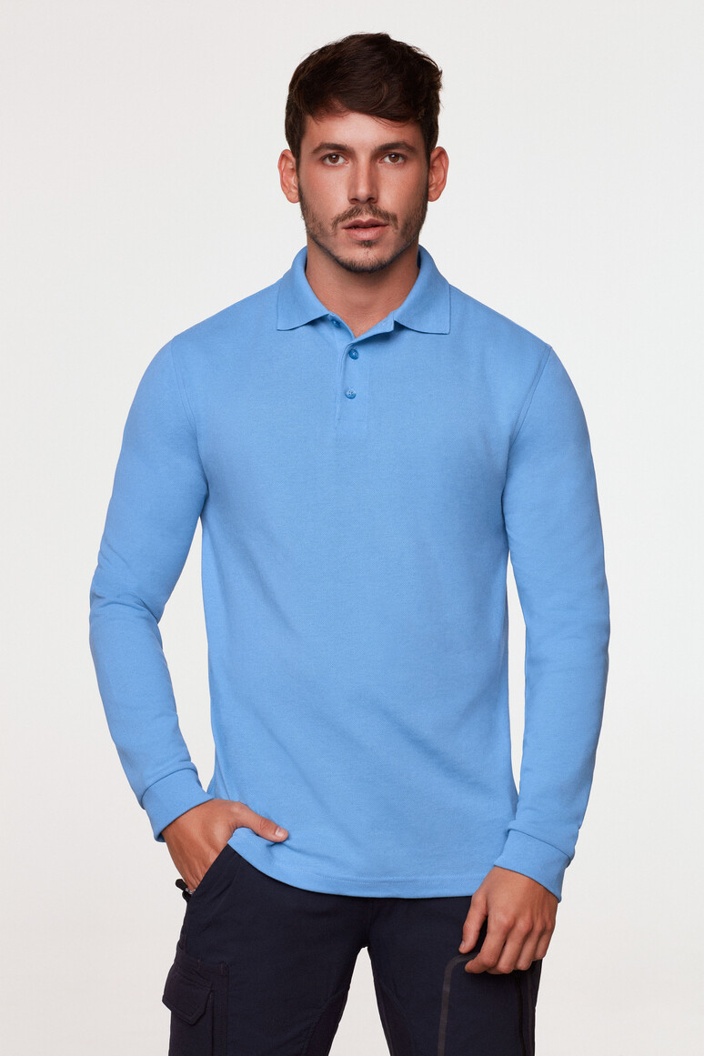 HAKRO - Longsleeve-Poloshirt MIKRALINAR®
