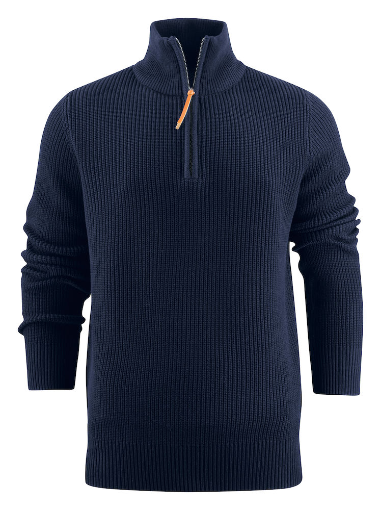 navy James Harvest - Strickpullover Flatwillow