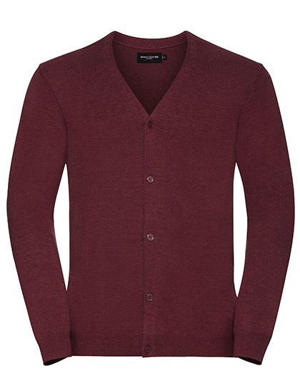 Russell - Men's V-Neck Knitted Cardigan