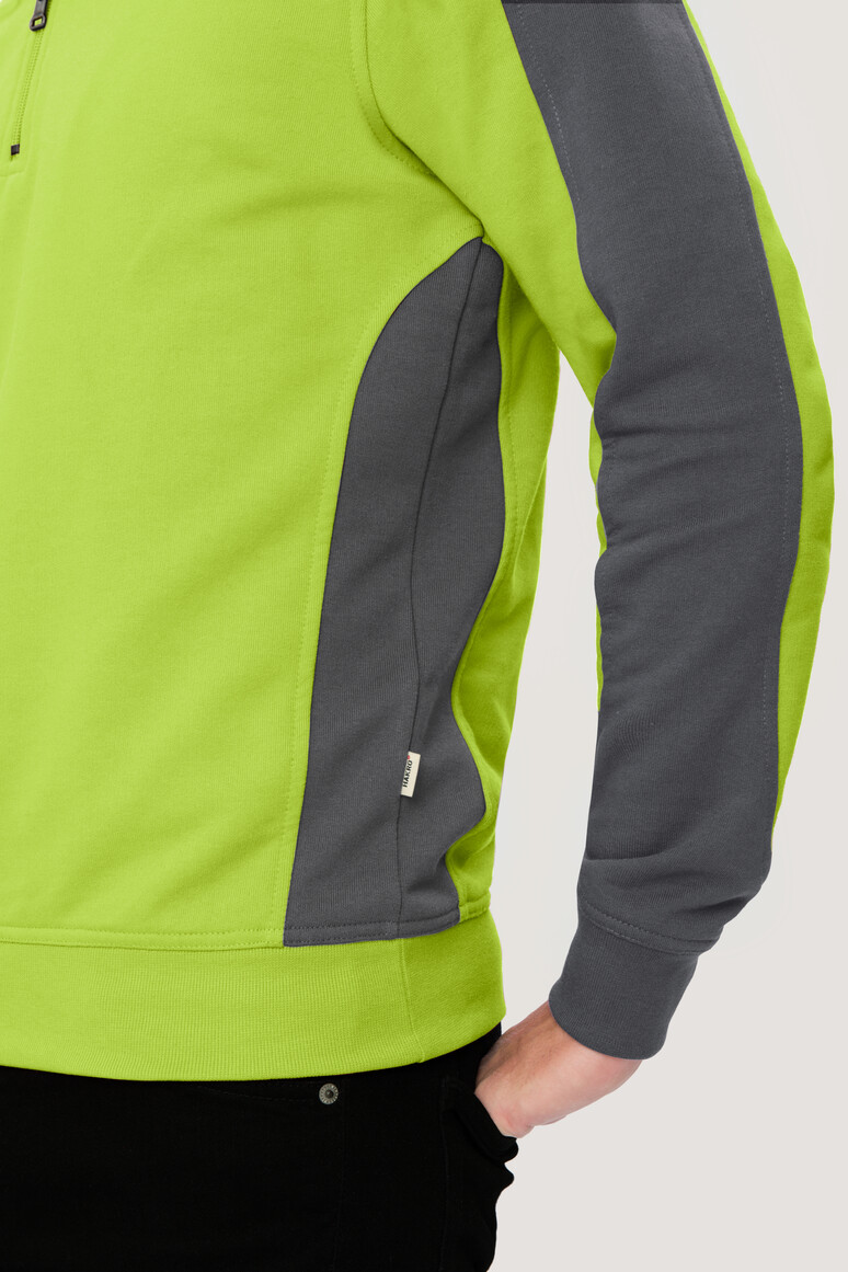 HAKRO - Zip-Sweatshirt Contrast Mikralinar