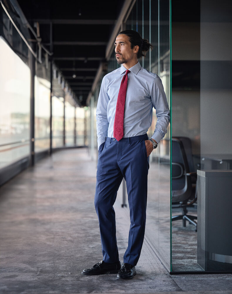 J.Harvest & Frost - klassisches Hemd Yellow Bow 50 regular Fit