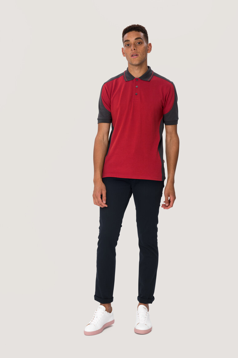 HAKRO - Poloshirt Contrast Mikralinar®