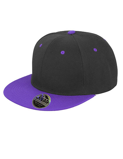 Result - Bronx Original Flat Peak Snapback Dual Colour Cap