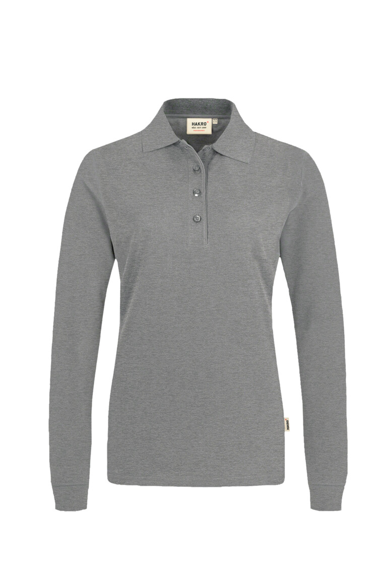 HAKRO - Longsleeve-Poloshirt MIKRALINAR® Damen
