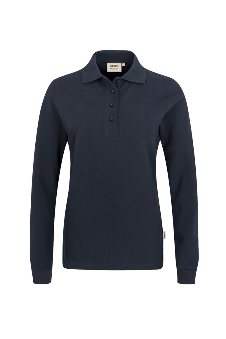 HAKRO - Longsleeve-Poloshirt MIKRALINAR® Damen