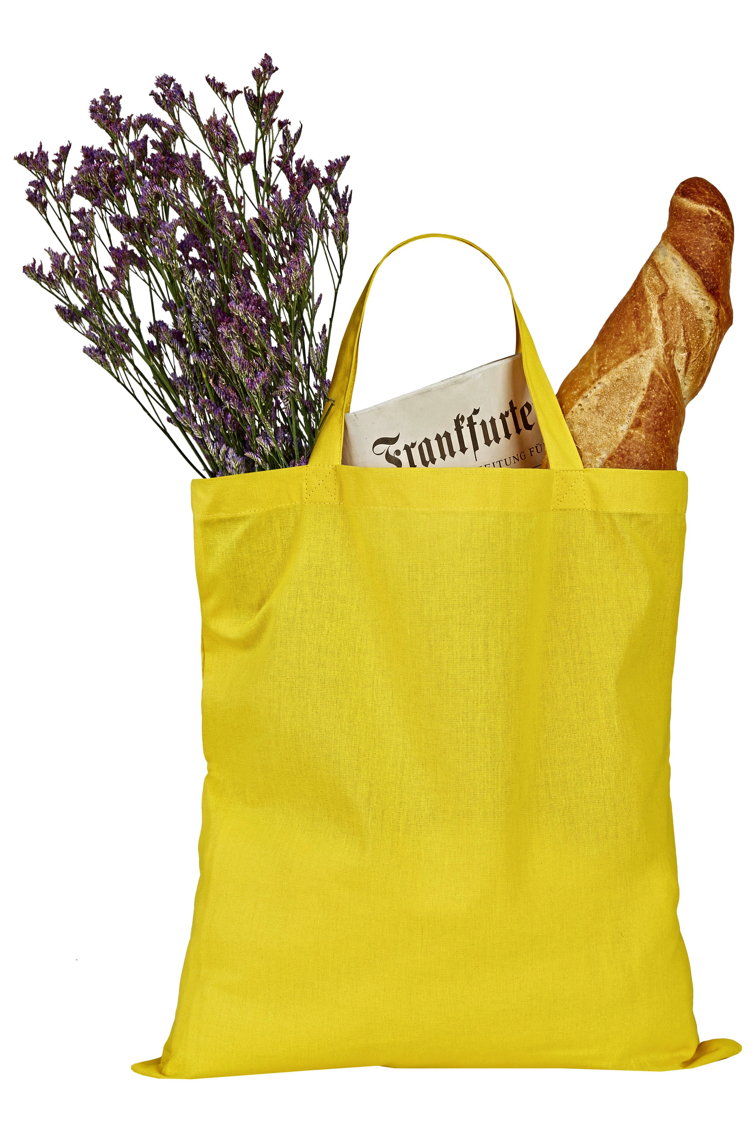 printwear - Baumwolltasche mit kurzen Henkeln printwear - Baumwolltasche mit kurzen Henkeln