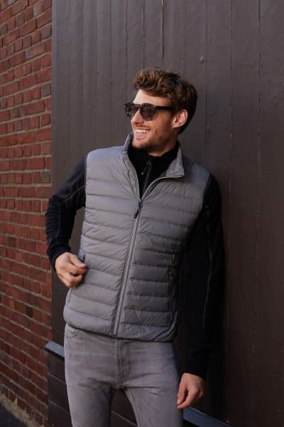 James & Nicholson - Herren Daunen Steppweste James & Nicholson - Herren Daunen Steppweste