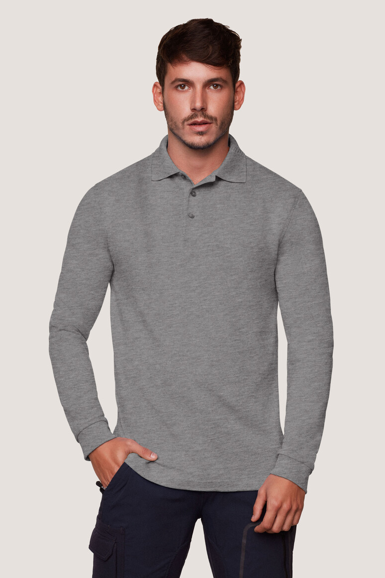 HAKRO - Longsleeve-Poloshirt MIKRALINAR®