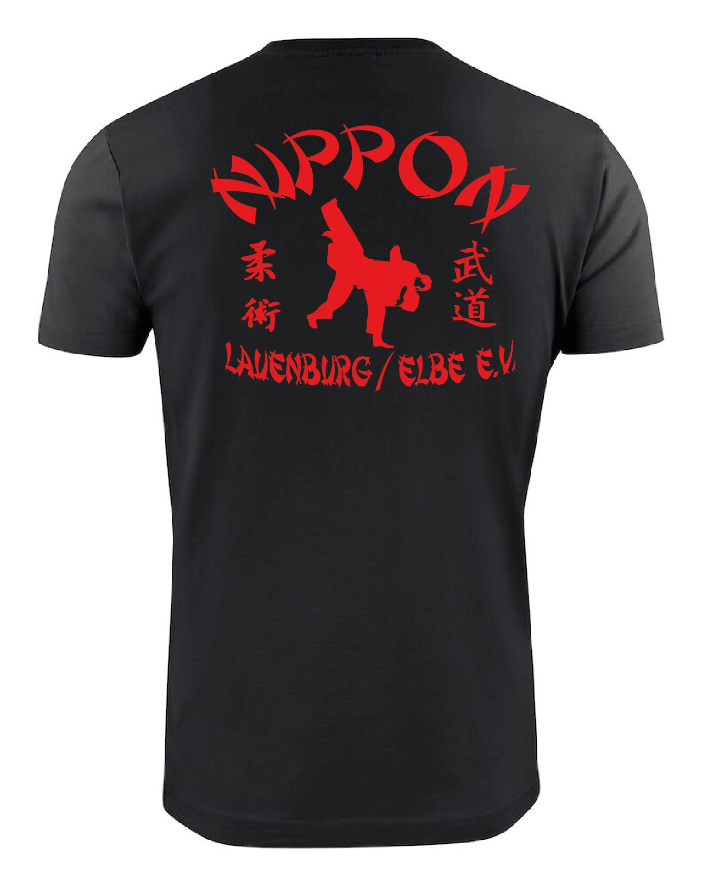 B&C - T-Shirt Kinder schwarz, inkl. Druck