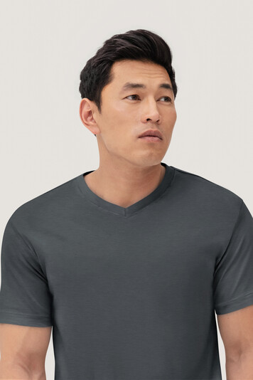 HAKRO - T-Shirt Classic V-Neck