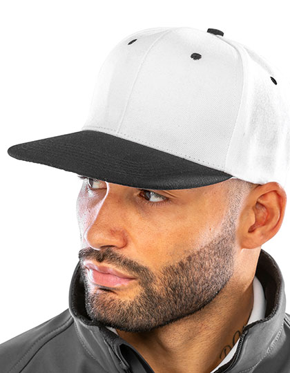 Result - Bronx Original Flat Peak Snapback Dual Colour Cap Result - Bronx Original Flat Peak Snapback Dual Colour Cap
