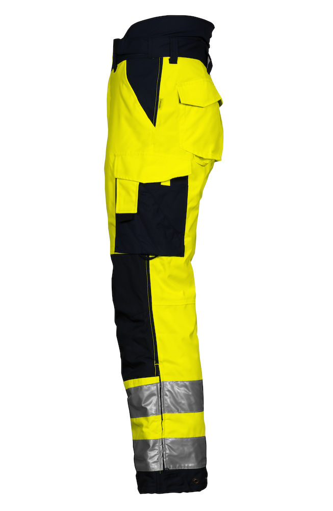 ProJob - gefütterte Hose HiVis EN ISO 20471 KLASSE 2 (6514)