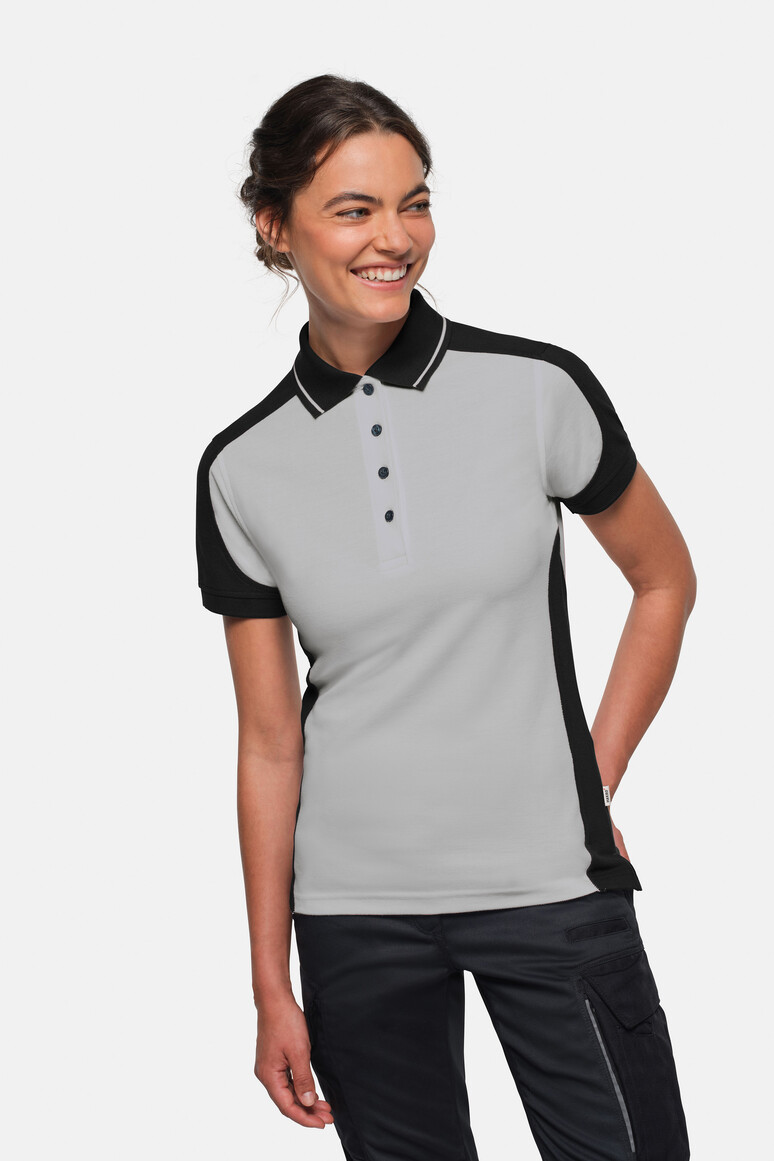 HAKRO - Poloshirt Contrast MIKRALINAR® ECO DAMEN