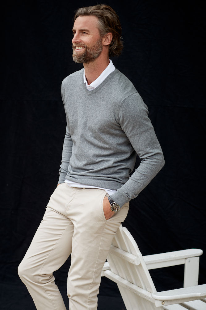 Cutter & Buck - Strickpullover Oakville V-neck Men Cutter & Buck - Strickpullover Oakville V-neck Men