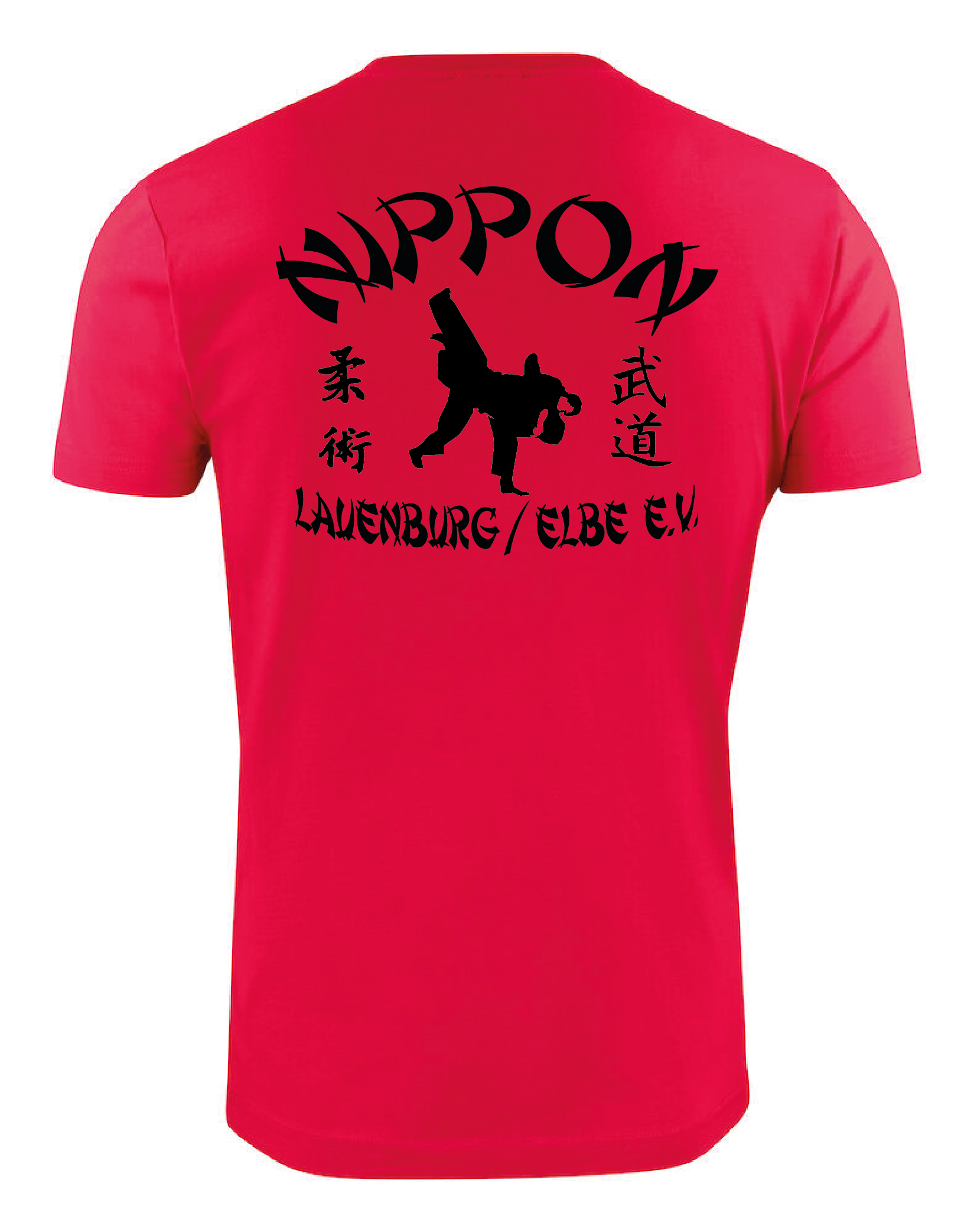 B&C - T-Shirt Herren rot, inkl. Druck