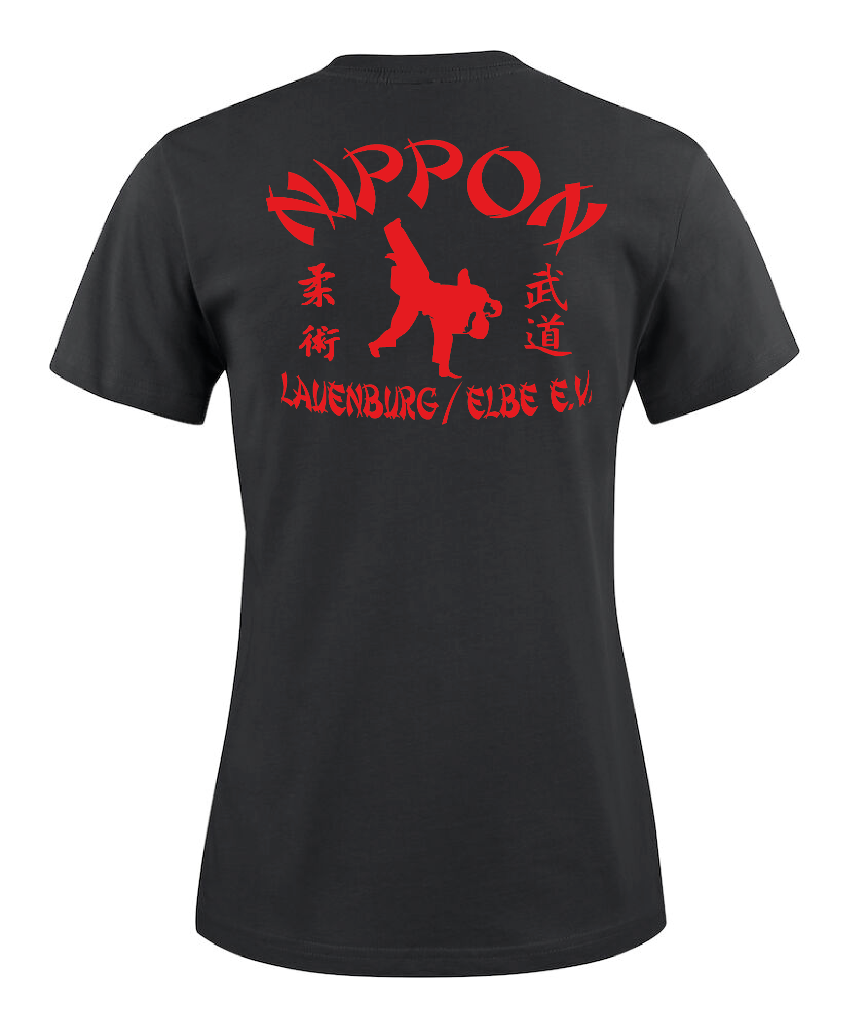 B&C - T-Shirt Damen schwarz, inkl. Druck