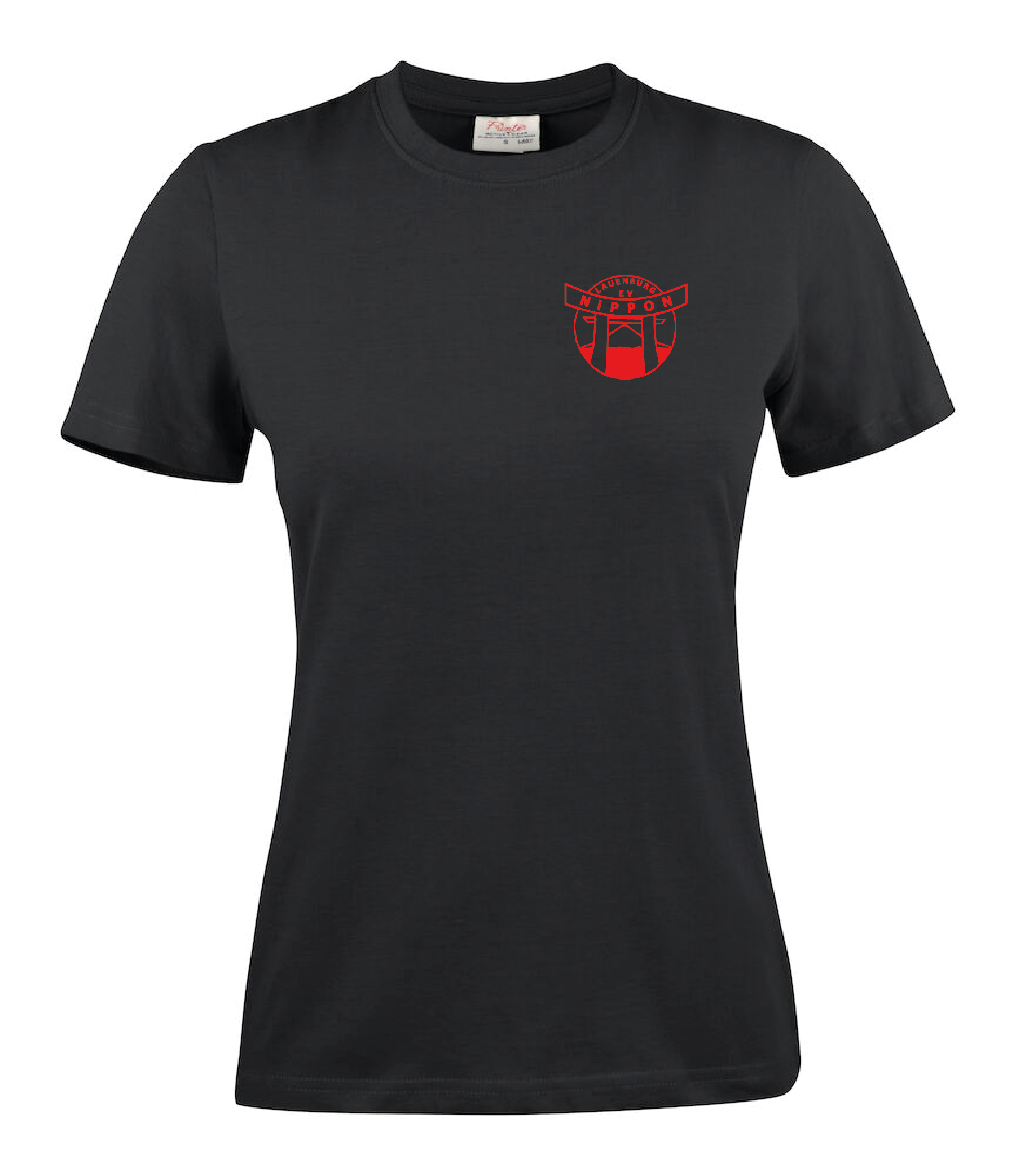 B&C - T-Shirt Damen schwarz, inkl. Druck
