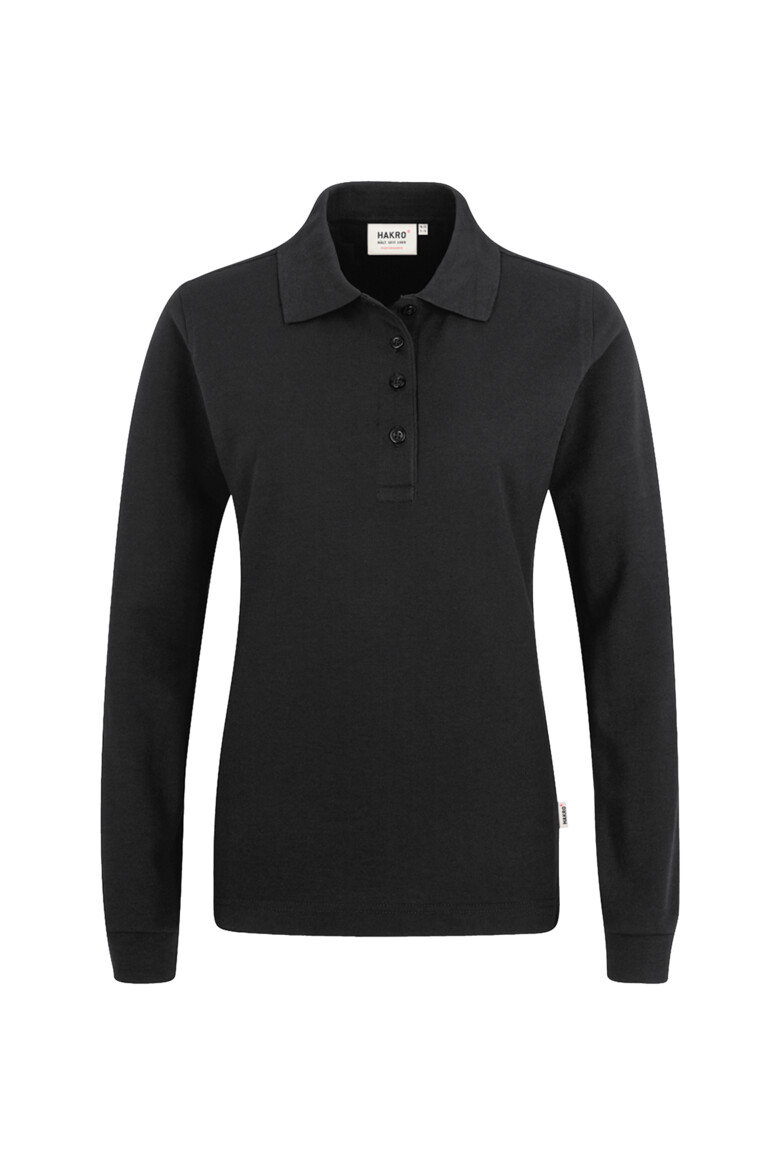 HAKRO - Longsleeve-Poloshirt MIKRALINAR® Damen