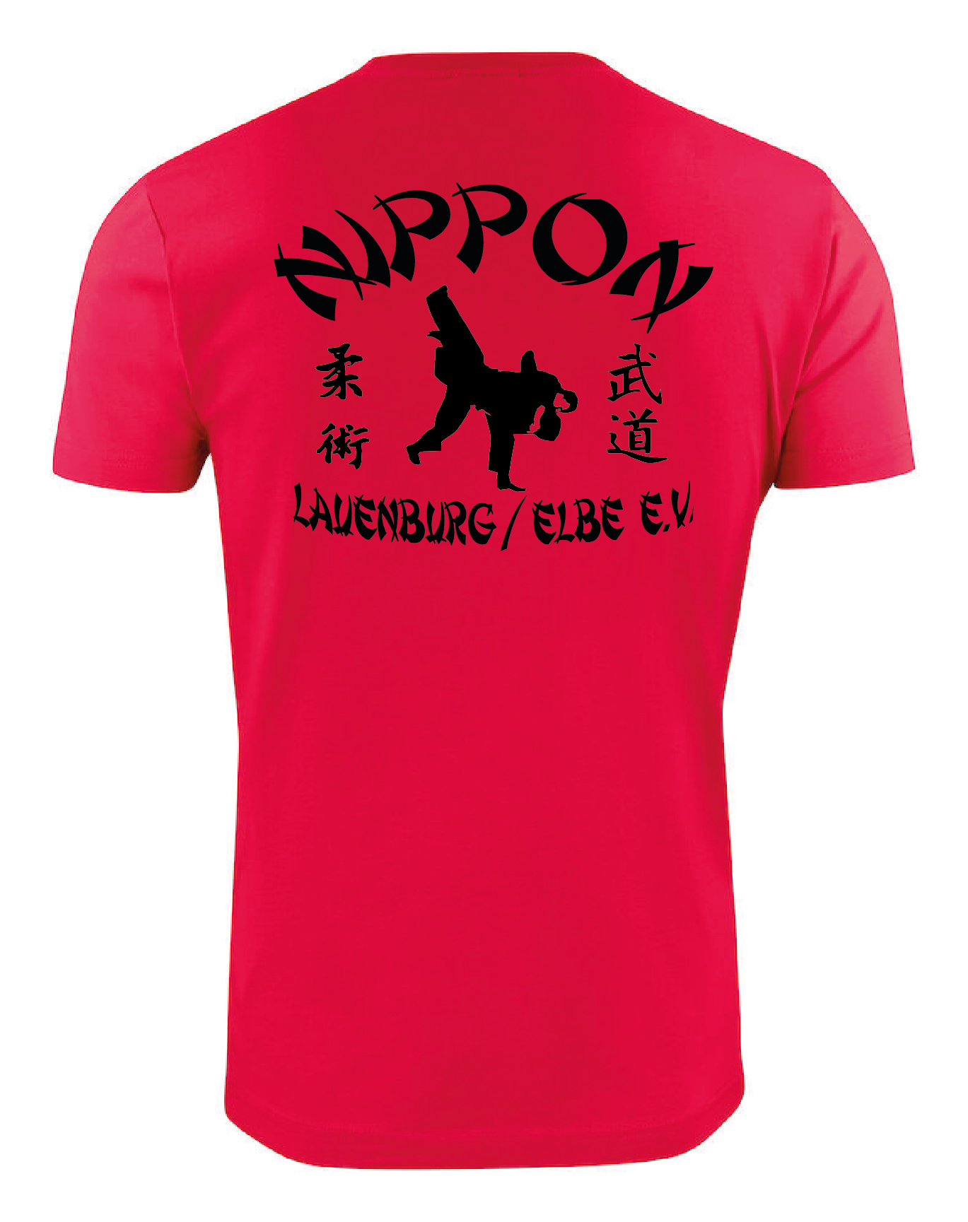 B&C - T-Shirt Kinder rot, inkl. Druck