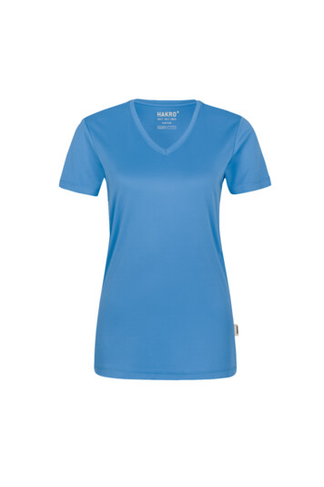 HAKRO - Damen V-Shirt COOLMAX®