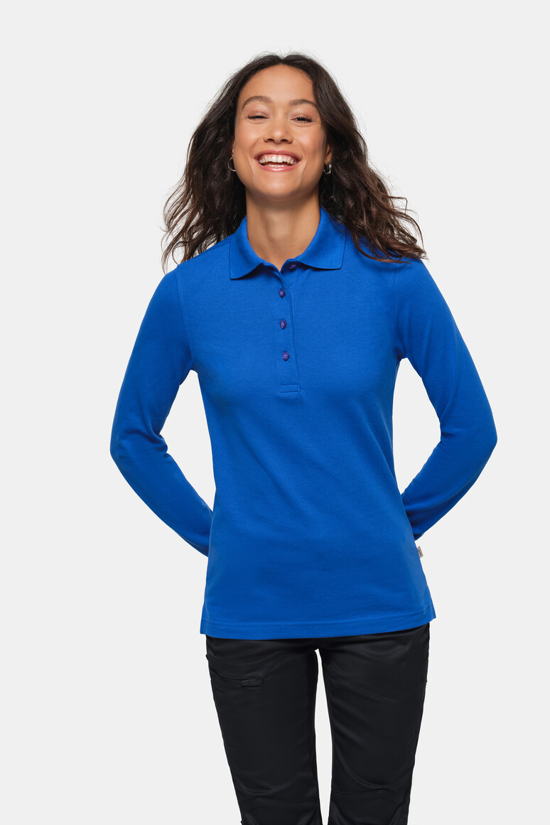 HAKRO - Longsleeve-Poloshirt MIKRALINAR® Damen