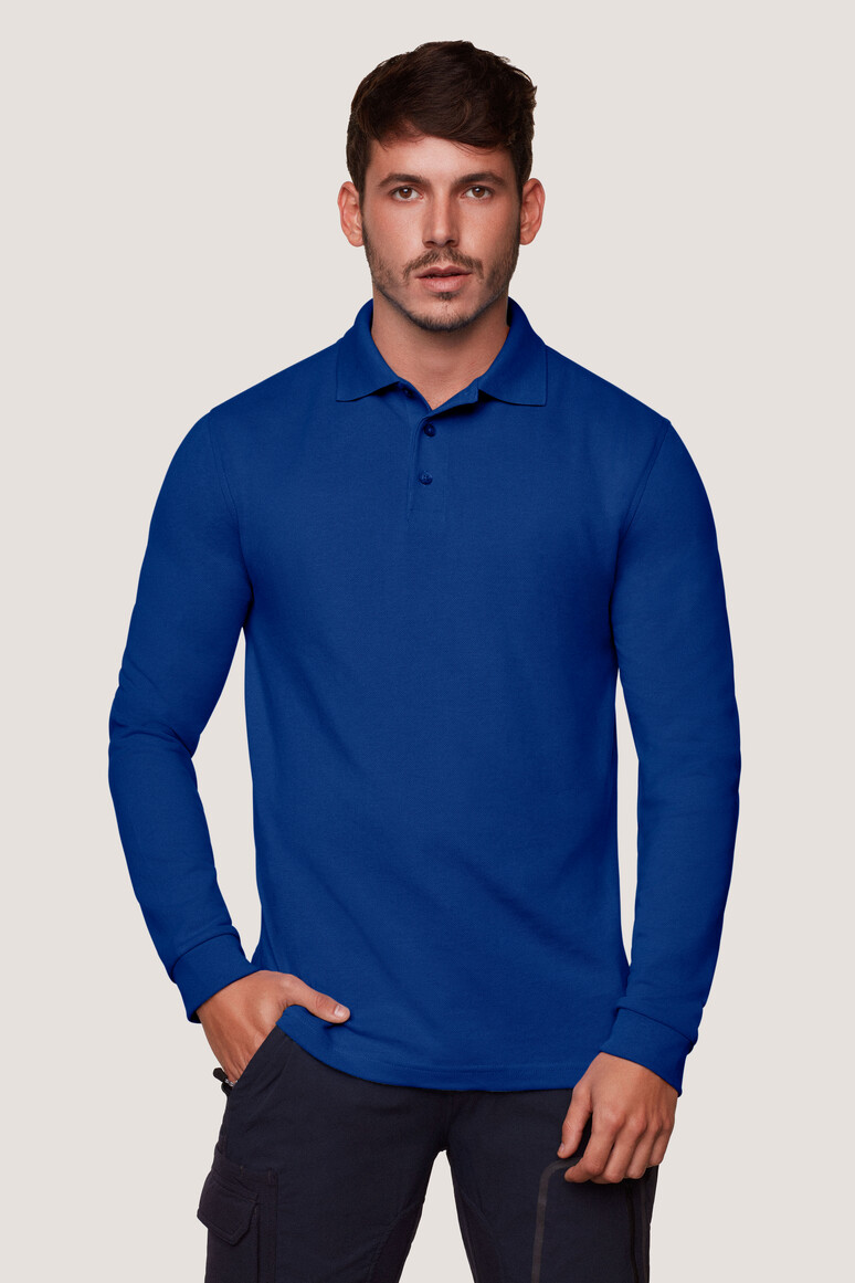 HAKRO - Longsleeve-Poloshirt MIKRALINAR®