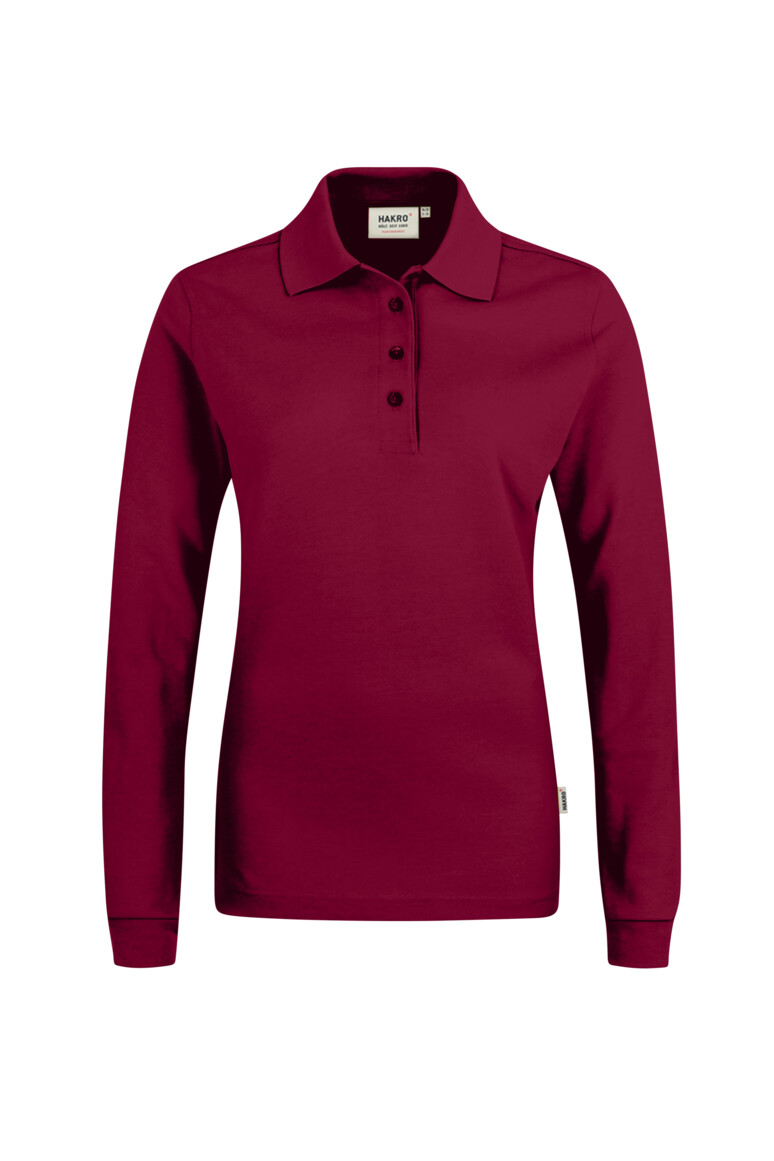HAKRO - Longsleeve-Poloshirt MIKRALINAR® Damen