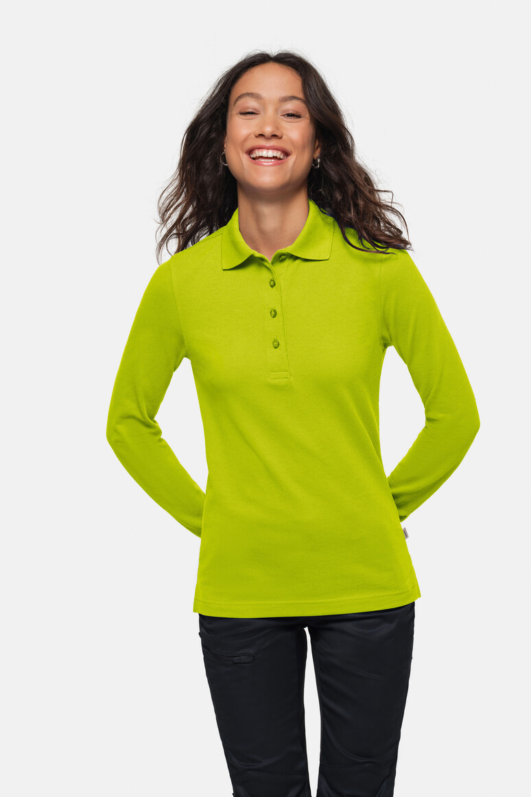 HAKRO - Longsleeve-Poloshirt MIKRALINAR® Damen