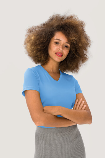 HAKRO - Damen V-Shirt COOLMAX® HAKRO - Damen V-Shirt COOLMAX®