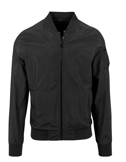 Build Your Brand - Nylon Bomber Jacket Build Your Brand - Nylon Bomber Jacket