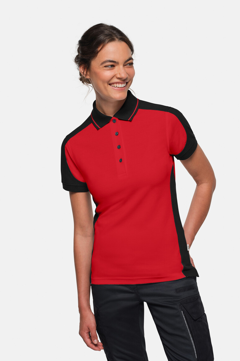 HAKRO - Poloshirt Contrast MIKRALINAR® ECO DAMEN